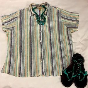 Woolrich vintage button down blouse